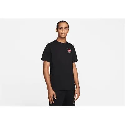Tricou universal dh8968011 cu mânecă scurtă negru bărbătesc