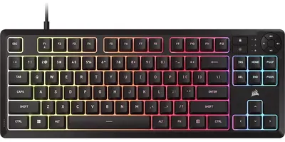 Tastatură de gaming Corsair - K55 CORE TKL, RGB, membrană , negre
