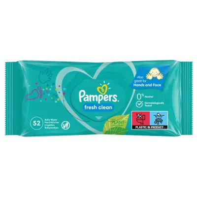 Pampers Servetele umede 52 buc Fresh Clean