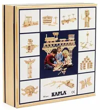 Constructor din lemn Kapla - 100 piese
