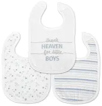 Set de bavete Lorelli - Natural, pentru băiat, 3 buc