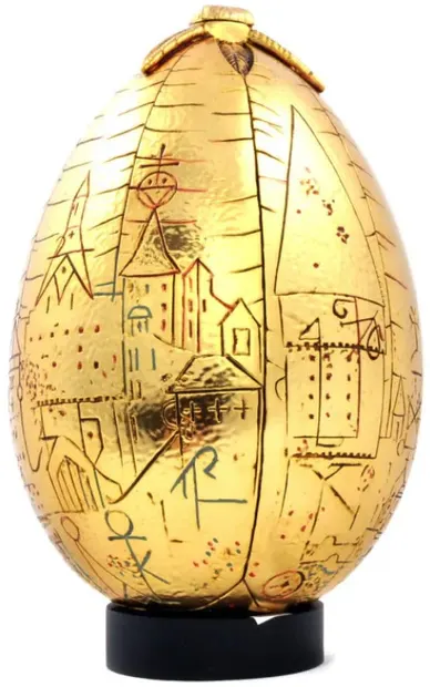 Replica The Noble Collection Movies: Harry Potter - Golden Egg, 23 cm