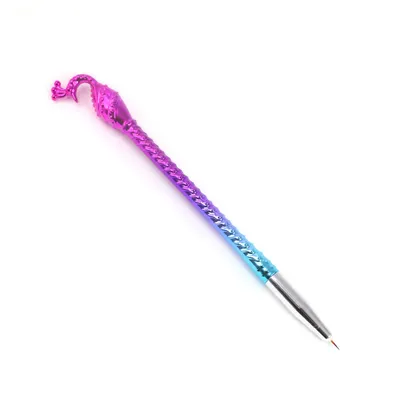 Pensula unghii, par artificial, pentru pictura pe unghii, forma paun, marime 000, camelion Engros