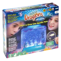 Set educativ STEM - AQUA DRAGONS Habitat Lumea subacvatica - acvariu Deluxe cu LED-uri