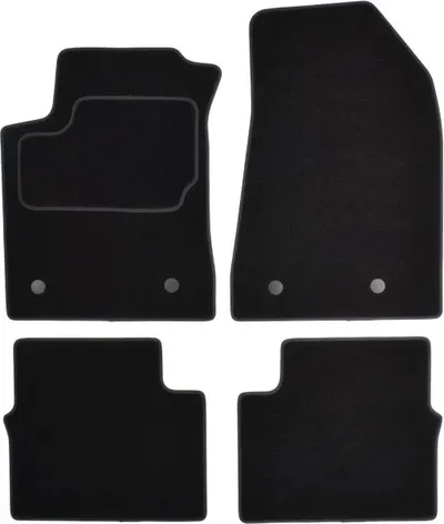 Covorase auto (set, velur, 4 bucati, culoare negru) ALFA ROMEO GIULIETTA dupa 2010