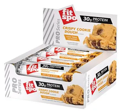 Baton proteic Pro Series, biscuiți, 12 x 85 g, FitSpo