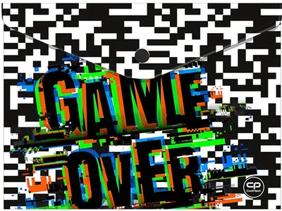 Mapă cu capsă Cool Pack Game Over - A4