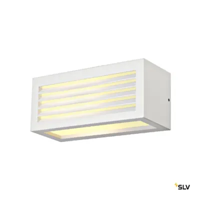 BOX-L E27 lampă de perete, pătrat, alb, E27, max. 18W
