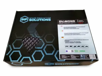 Insonorizant auto Premium STP Biplast Diamond Wave 15mm; 1,31 m2, Bulk Pack