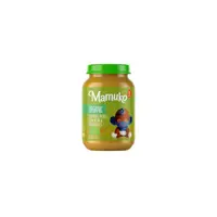 Piure de morcovi, mazare, cartofi cu pui bio 6+ luni 190g Mamuko