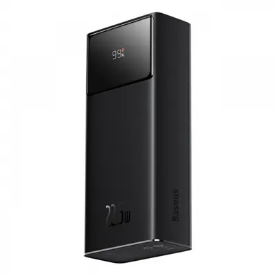 Baterie Externa Baseus EnerFill FP41, 30000mAh, 22.5W, QC + PD, 1 x USB-C - 2 x USB-A, Neagra