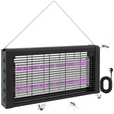 HOMCOM Lampă Anti-Țânțari UV 8W | Aosom Romania