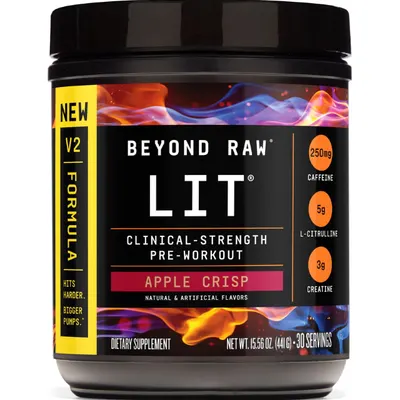 Pre-Workout LIT V2 cu Aroma de Mere 441g