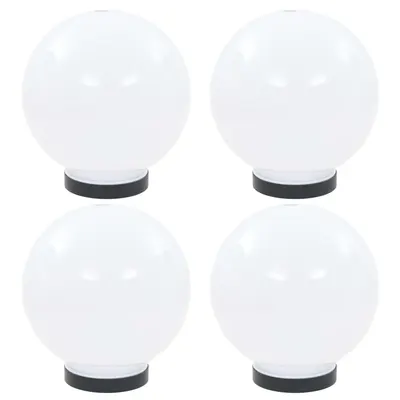 vidaXL Lămpi glob cu LED, 4 buc., 20 cm, PMMA, sferic