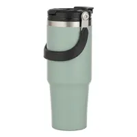 Sticlă verde salvie de călătorie din oțel inoxidabil 1 l Eco – Ladelle