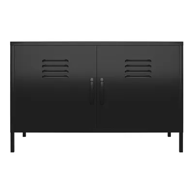 Dulap negru din metal 100x64x40 cm Mission District – Støraa