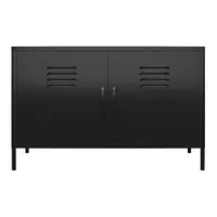 Dulap negru din metal 100x64x40 cm Mission District – Støraa