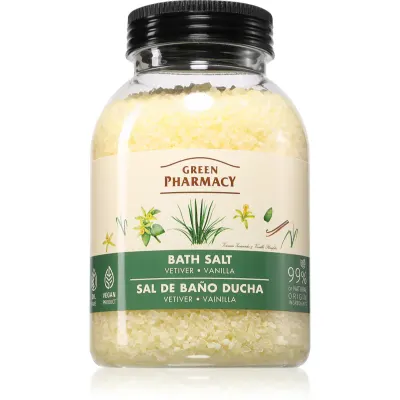Green Pharmacy Vetiver & Vanilla Bath Salt sare de baie relaxanta 1000 g