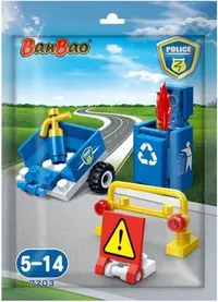 Mini set de construcții BanBao - Poliție, 39 de piese