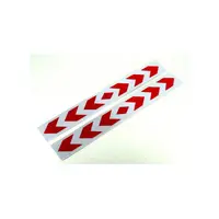 Abtibild reflectorizant Alb-Rosu 5cmx40cm Cod: AN02R