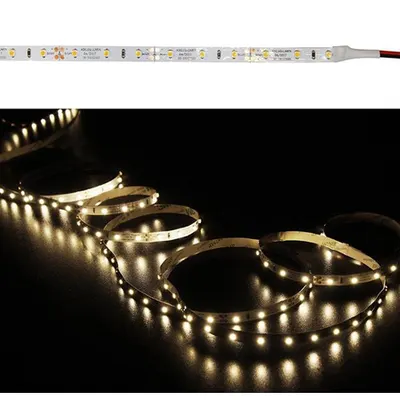 Banda LED 4.8W 12V IP20 3528 12V DC lumina calda 3528 W 8mm h 2mm