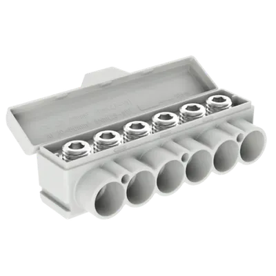 SLT50-6 ye/gr Al 10-50/Cu 2.5-35 mm2 1000V Distribution block