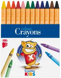 Pasteluri ICO Creative Kids - Ceara, 12 culori