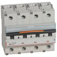 Disjunctor DX³-4P-400V~-125A-25kA-curba B - 6M
