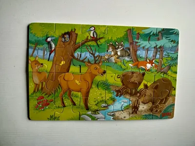 Puzzle cu 24 de piese din lemn