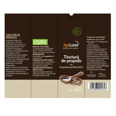 Tinctură de propolis purificat 95% Spray | ApiLand