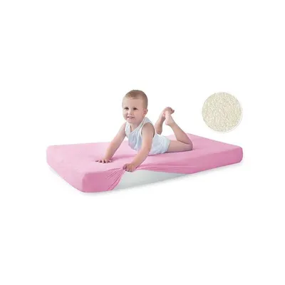 Lenjerie de prosop cu elastic Baby Matex - Classic, 60 x 120 cm, albastru