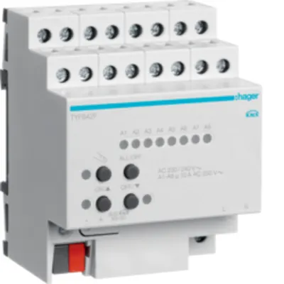 Modul 2 ieșiri pentru ventilatoare 10A, KNX