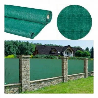 Plasa verde protectie pentru umbrire, opaca, garduri, terase, sere