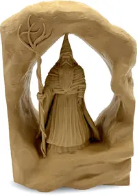 Print 3D de la 3D Morph Lab - Book nook, magician, bej