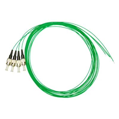 Pigtail ST, 50/125µm OM2, 2m, Easy Strip, verde, 4buc