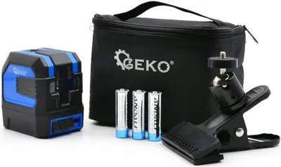 Nivela cu laser Geko - G03302, 20 m, сu 3 baterii х 1.5 V AA (LR6)