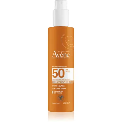Avène Sun Care Spray 100% Invisible spray protector pentru plajă SPF 50 200 ml