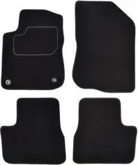 Covorase auto (set, velur, 4 bucati, culoare negru) PEUGEOT 208 I dupa 2012