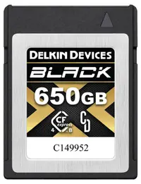 Card de memorie Delkin - BLACK, 650GB, CFexpress Type B