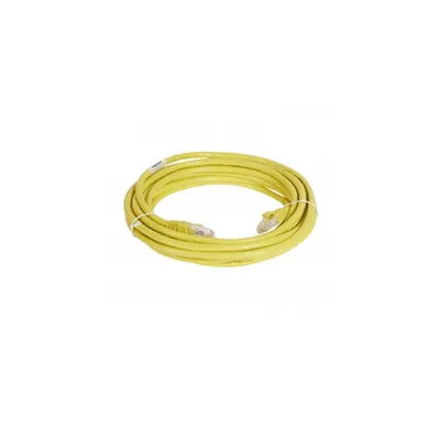 Patch cord category 6 A - U/UTP unscreened - PVC - lungime 5 m - yellow