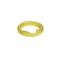 Patch cord category 6 A - U/UTP unscreened - PVC - lungime 5 m - yellow