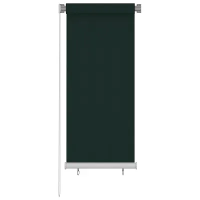 vidaXL Jaluzea tip rulou de exterior, 65 (l) x 140 (î) cm, verde închis, HDPE