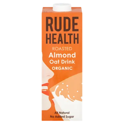 Bautura vegetala din ovaz si migdale prajite Bio, 1l, Rude Health