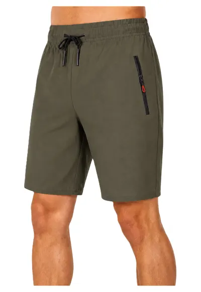 Pantaloni scurti cu talie ajustabila si buzunare oblice