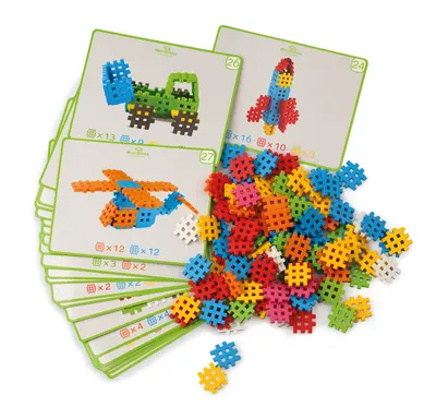 Set de construcţii tip mini vafă cu 500 de piese