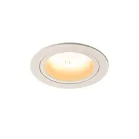 Spot incastrat, NUMINOS M Ceiling lights, white Indoor LED recessed ceiling light white/white 3000K 40° gimballed, rotating and pivoting, including leaf springs,