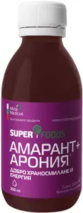 Sirop de amarant și aronia, 200 ml, Mirta Medicus
