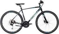 Bicicletă de trekking pentru bărbați SPRINT - Sintero Man Rigid, 28", 520 mm, negru/albastru