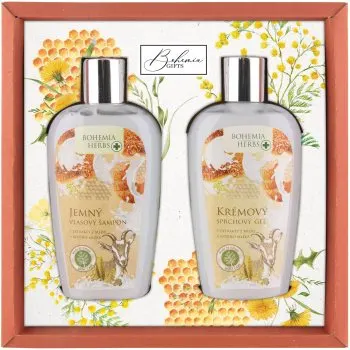 Bohemia Gifts Bohemia Herbs Honey & Goat Milk set cadou
