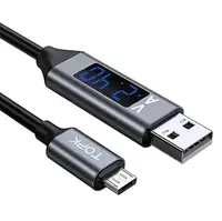 Cablu Micro USB cu Display Digital incarcare telefon mobil